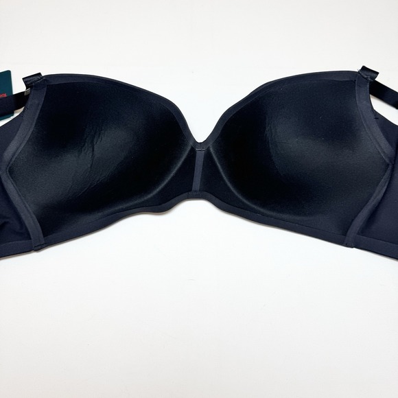 TOMMY JOHN Bra Women's 36D Black Comfort Smoothing Lightly Lined Wireless - Picture 5 of 6